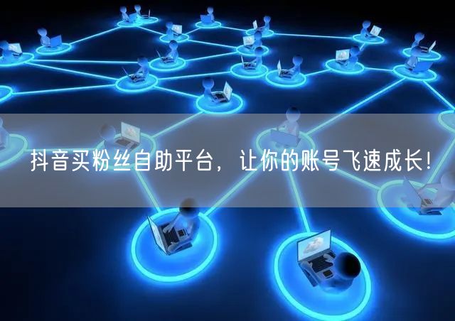 抖音买粉丝自助平台,让你的账号飞速成长!