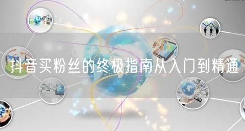 抖音买粉丝的终极指南从入门到精通