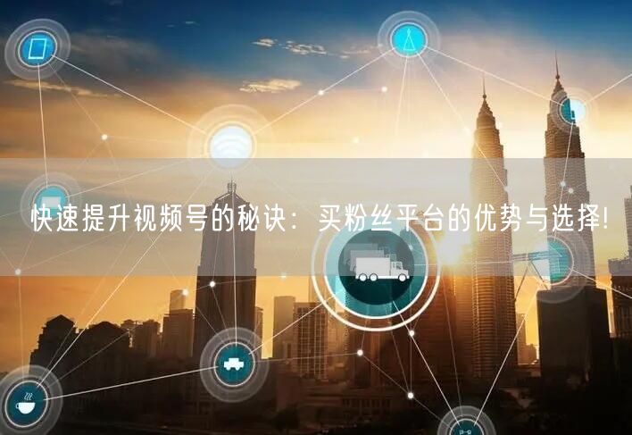 快速提升视频号的秘诀：买粉丝平台的优势与选择!
