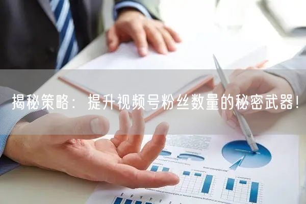 揭秘策略：提升视频号粉丝数量的秘密武器！