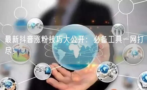 最新抖音涨粉技巧大公开：必备工具一网打尽！