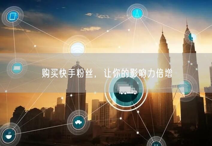 购买快手粉丝，让你的影响力倍增