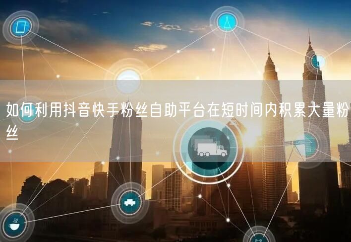如何利用抖音快手粉丝自助平台在短时间内积累大量粉丝