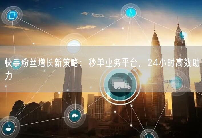 快手粉丝增长新策略：秒单业务平台，24小时高效助力