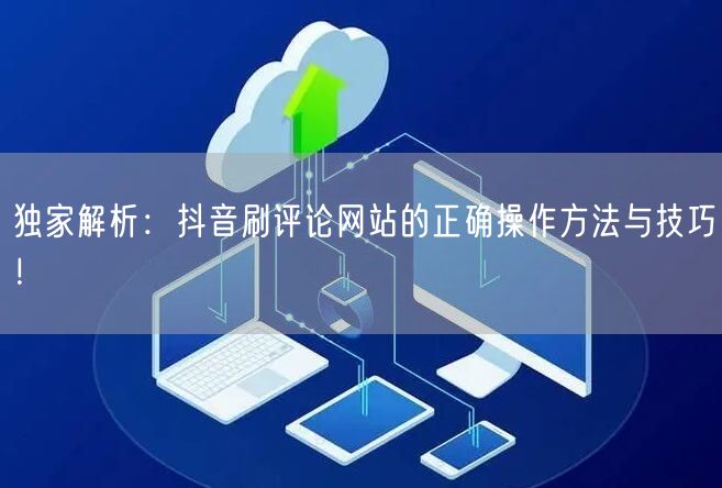 独家解析:抖音刷评论网站的正确操作方法与技巧!