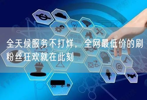 全天候服务不打烊，全网最低价的刷粉丝狂欢就在此刻