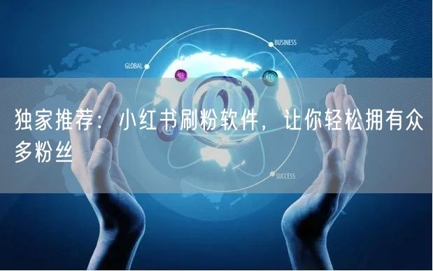 独家推荐:小红书刷粉软件,让你轻松拥有众多粉丝